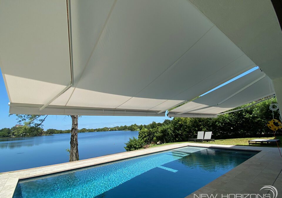 Motorized retractable awnings can give you the shade you need