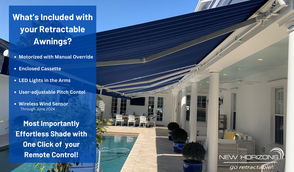 What's Included with your Retractable Awnings?