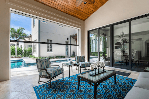 recessed motorized screen debary