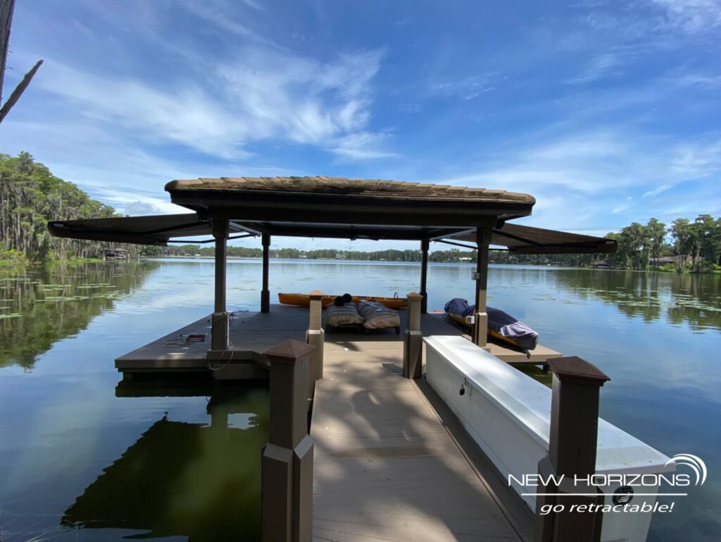 commercial retractable awnings Orlando, restaurant awnings Central Florida, business awnings FL